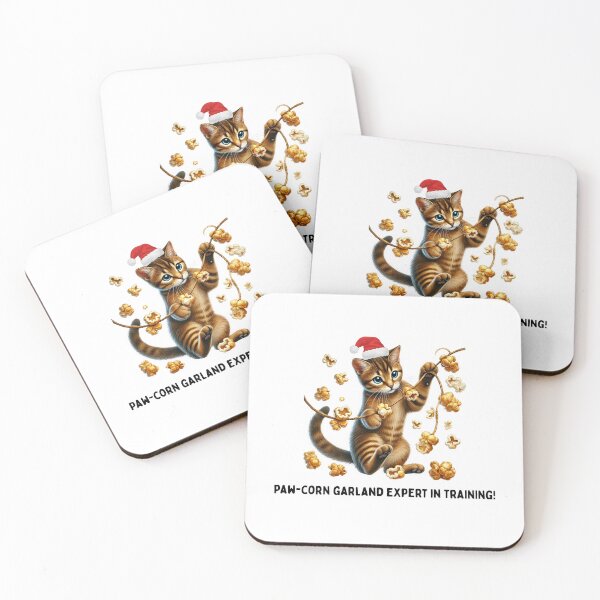Item preview, Cat Christmas garland  designed and sold by Purrs & Snuggles Designs.