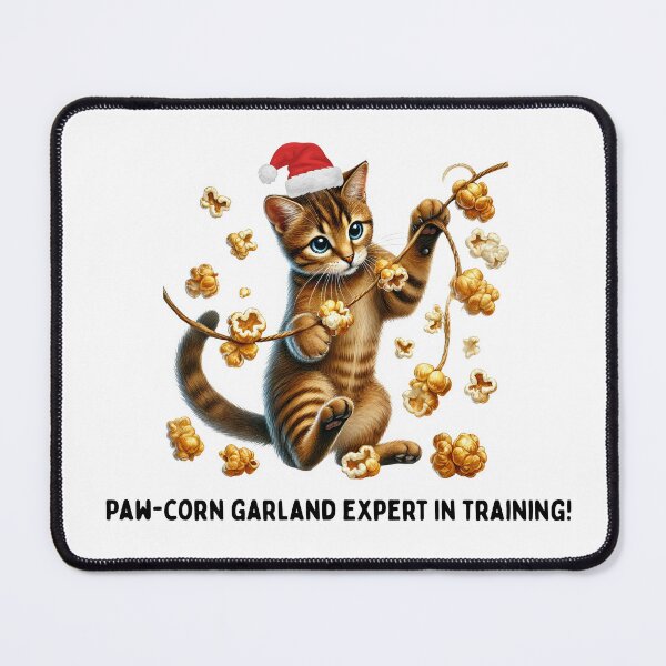Item preview, Cat Christmas garland  designed and sold by Purrs & Snuggles Designs.