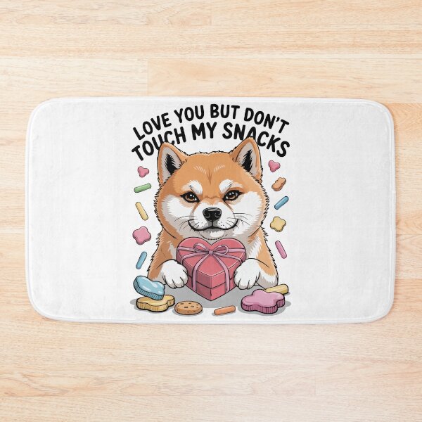 Item preview, Shiba Inu Love You But Don’t Touch My Snacks designed and sold by Tong4130.
