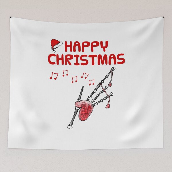 Item preview, Christmas Bagpipes Musician Xmas designed and sold by doodlerob.