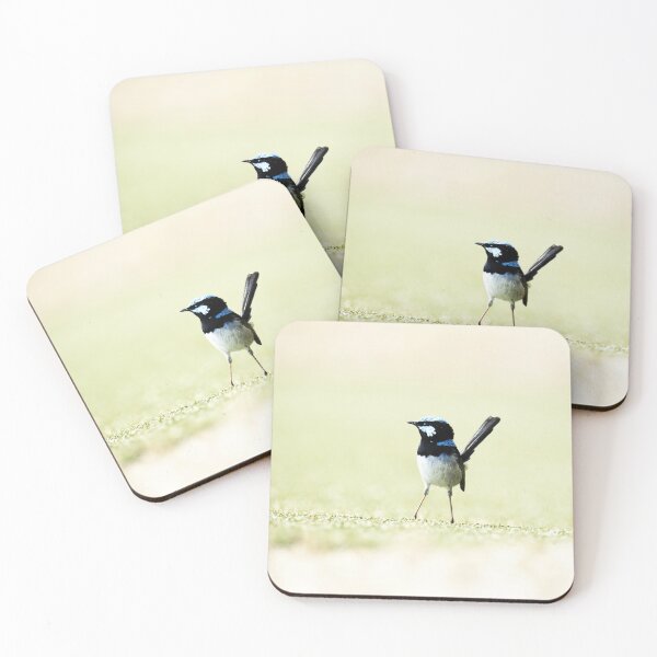 Item preview, Little Blue Fairy Wren standing alone designed and sold by imaginethis.
