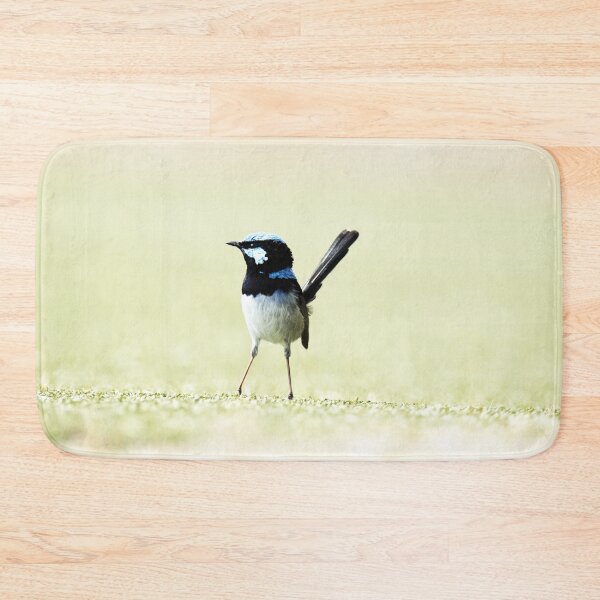 Item preview, Little Blue Fairy Wren standing alone designed and sold by imaginethis.