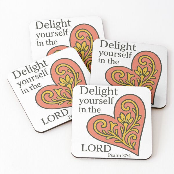 Item preview, Psalm 37:4 – Delight Thyself in the Lord | Christian Faith Design designed and sold by Livybugdesigns.