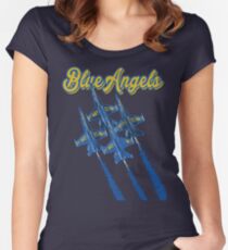 Blue Angels v2 Women's Fitted Scoop T-Shirt