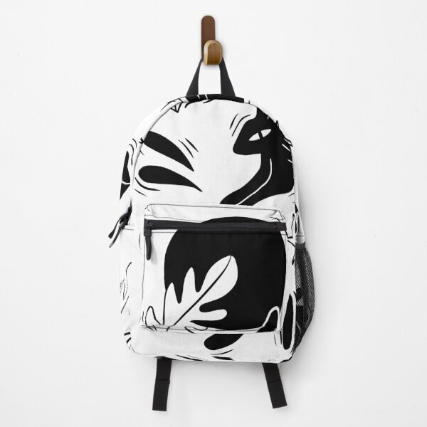 Item preview, Folk Art Hare Illustration (Black & White) – Mystical Linocut Style Nature designed and sold by wauwaurore.