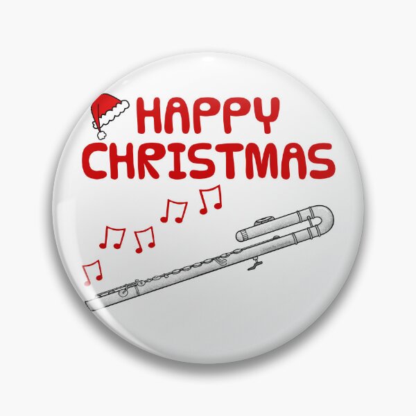 Item preview, Christmas Bass Flute Flutist Woodwind Musician Xmas designed and sold by doodlerob.