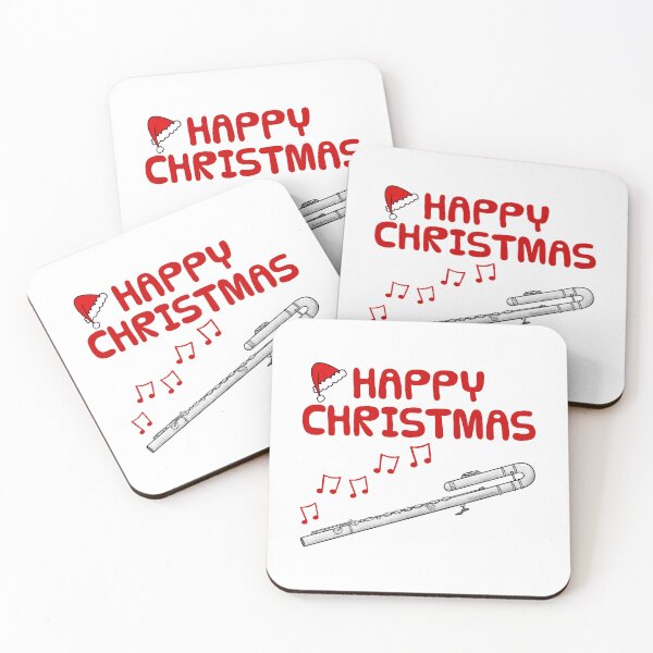Item preview, Christmas Bass Flute Flutist Woodwind Musician Xmas designed and sold by doodlerob.