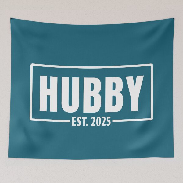 Item preview, Hubby Est 2025 designed and sold by Jeallan Designs.