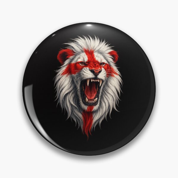 Item preview, St George Flag Patriotic English Flag Lion Design designed and sold by adsman68.