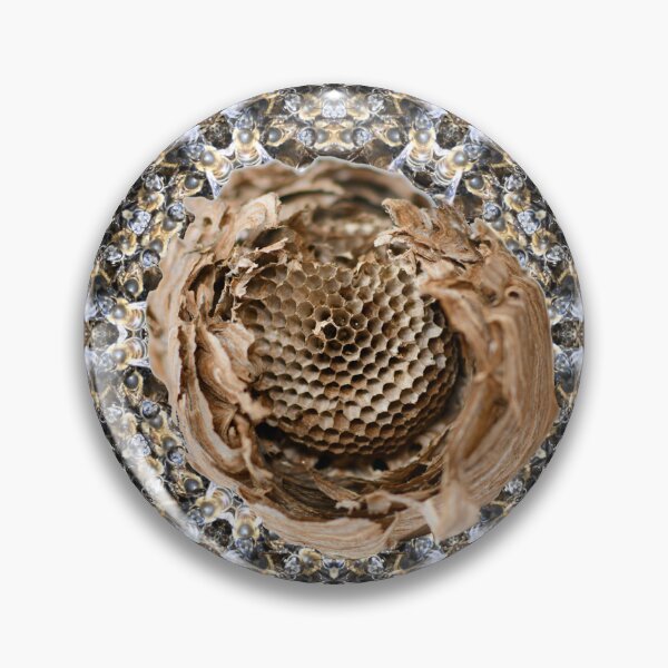 Item preview, Wasp's nest – Enveloped in kaleidoscopic honeycomb / Swiss Artwork Photography designed and sold by Raphael Wolf.