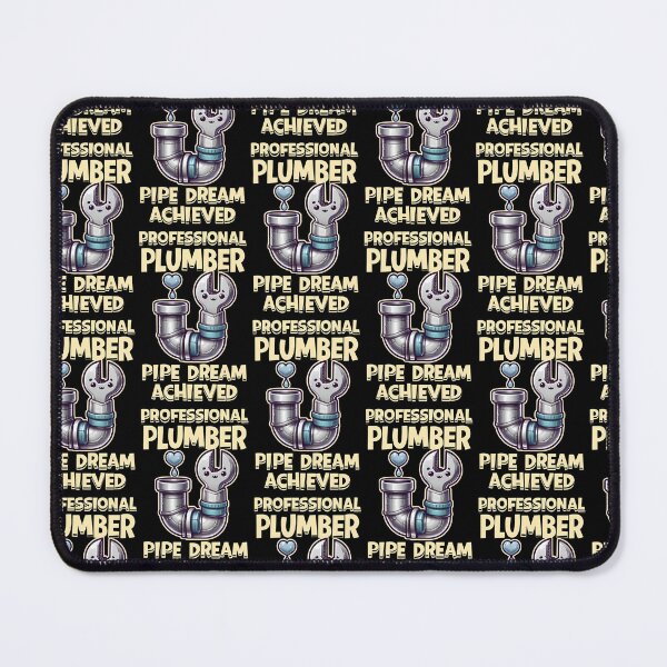 Item preview, Professional Plumber Pipe Dream Achieved Funny Trade Pun designed and sold by TeeTimeTreasure.
