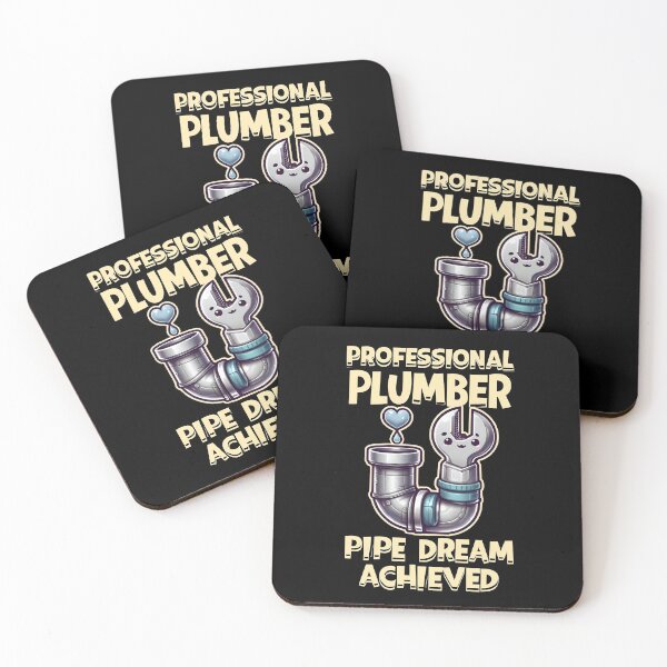 Item preview, Professional Plumber Pipe Dream Achieved Funny Trade Pun designed and sold by TeeTimeTreasure.