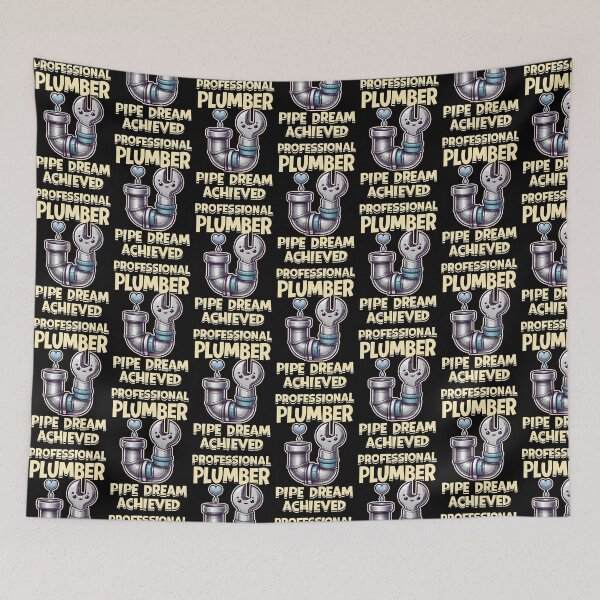 Item preview, Professional Plumber Pipe Dream Achieved Funny Trade Pun designed and sold by TeeTimeTreasure.