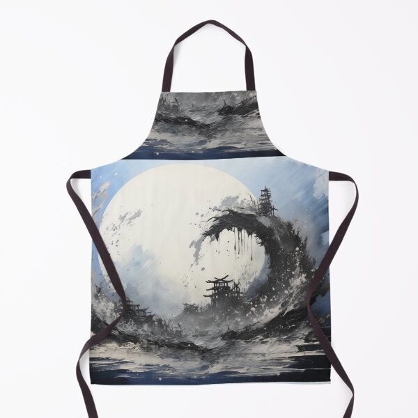 Item preview, Enso of Chaos and Calm: An Explosive Black Ink Circle Bursting Across a Serene White Void. designed and sold by Epsydon Designers.
