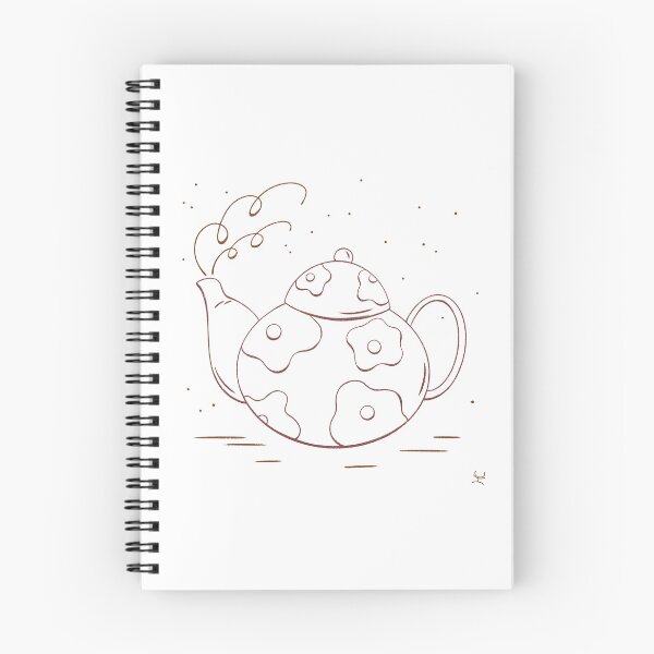 Item preview, Cozy teapot - lineart designed and sold by hogakosta.