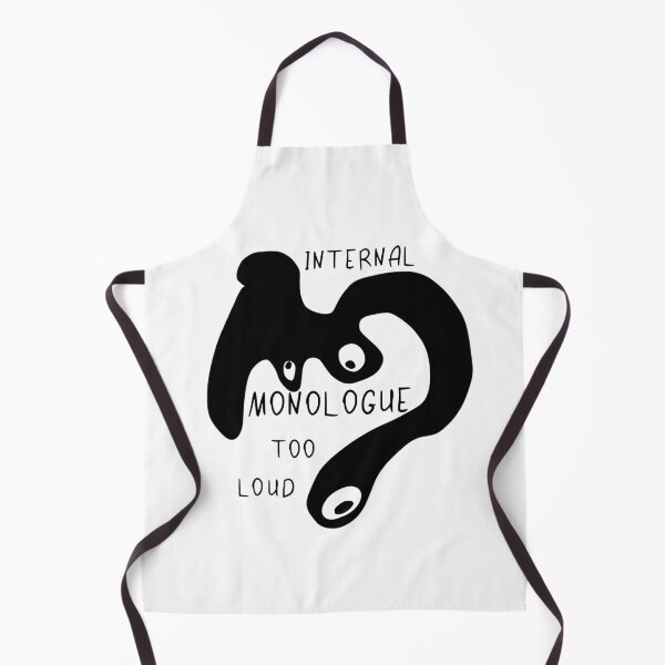 Item preview, Internal Monologue Too Loud – Overthinking & ADHD Humor Design | Mental Health T-Shirt Sticker Poster designed and sold by atelier-biurni.