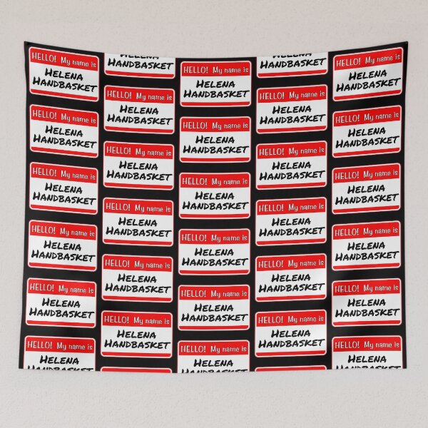 Item preview, HELLO!  My name is Helena Handbasket - funny warning signs designed and sold by DesignsFromTW-S.