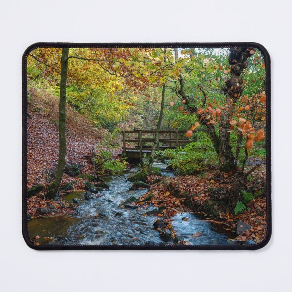 Item preview, Autumn woodland and cascading water at Wyming Brook  designed and sold by RobThorley.