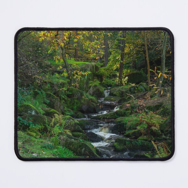 Item preview, Autumn woodland and cascading water at Wyming Brook  designed and sold by RobThorley.