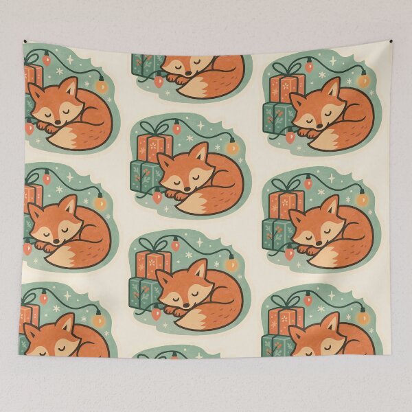 Item preview, Cozy Fox Christmas – Cute Holiday Animal  designed and sold by Tiny Joy World.