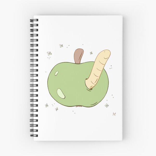 Item preview, Cozy apple with little worm designed and sold by hogakosta.