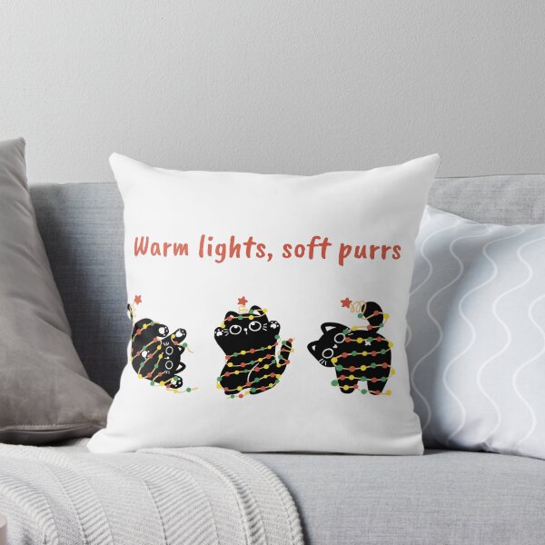 Artikelvorschau, Warmes Licht, sanftes Schnurren – Gemütliches Weihnachtskatzen-Design entworfen und verkauft von tiagoprint.
