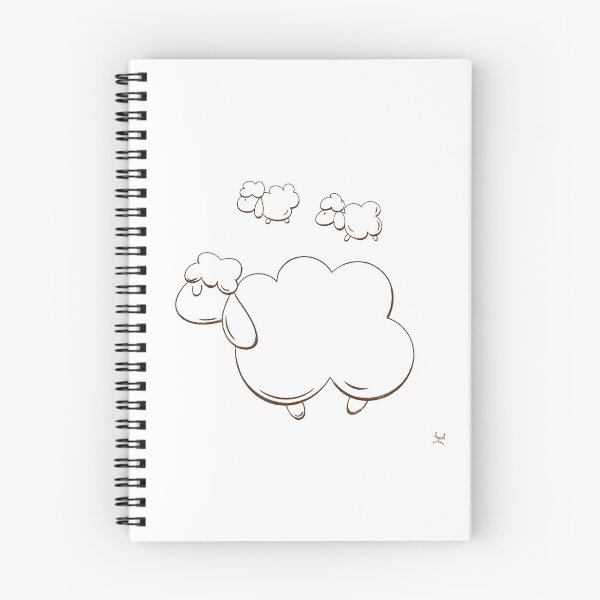 Item preview, Cozy sheep - lineart designed and sold by hogakosta.