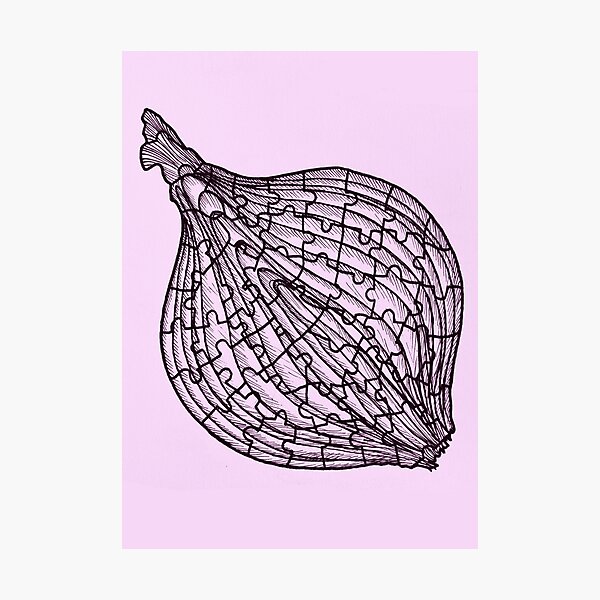 Item preview, Red Onion Puzzle designed and sold by StudioRosebud.