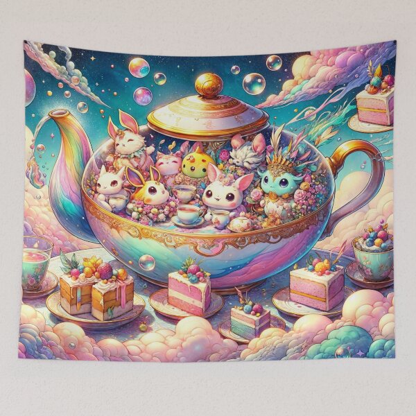 Item preview, Kawaii Party in the Clouds designed and sold by M-Y-A-R-T-.