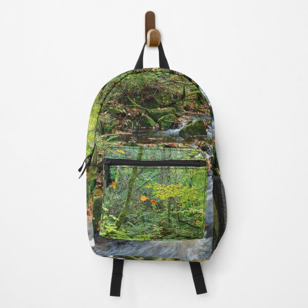 Item preview, Vibrant mossy autumn woodland at Wyming Brook designed and sold by RobThorley.