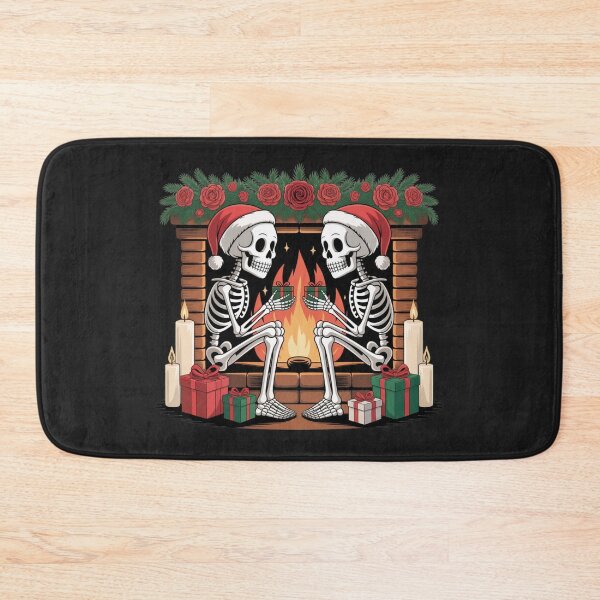 Item preview, Skeleton Couple Gift Exchange | Cozy Gothic Christmas Romance Design designed and sold by ColorSplash123.