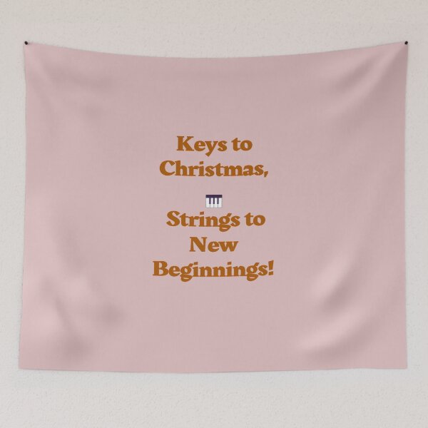 Item preview, Keys-To-Christmas-Strings-To-New-Beginnings designed and sold by SaraEberhart47.