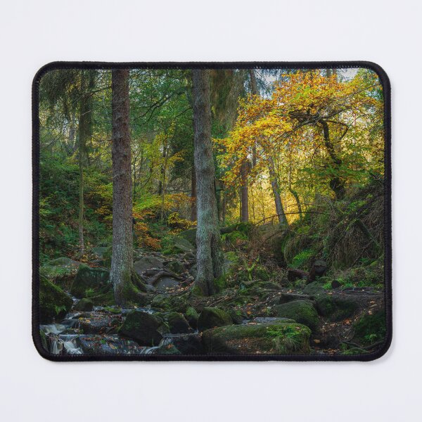 Item preview, Autumn woodland and cascading water at Wyming Brook  designed and sold by RobThorley.