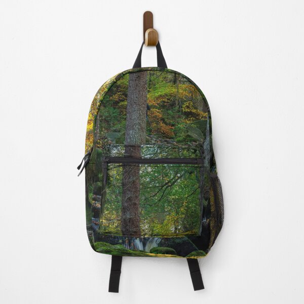 Item preview, Autumn woodland and cascading water at Wyming Brook  designed and sold by RobThorley.