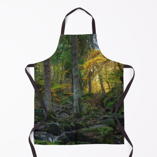Item preview, Autumn woodland and cascading water at Wyming Brook  designed and sold by RobThorley.
