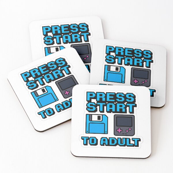 Item preview, Retro Tech Nostalgia T-Shirt – PRESS START TO ADULT – Funny Gamer Pixel Art Design for Millennials designed and sold by EugenioPrints.