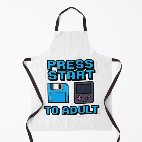 Item preview, Retro Tech Nostalgia T-Shirt – PRESS START TO ADULT – Funny Gamer Pixel Art Design for Millennials designed and sold by EugenioPrints.