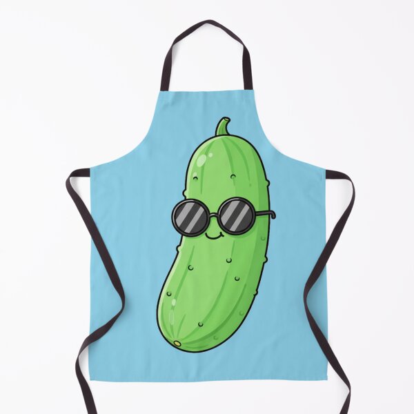 Item preview, Cucumber Cool – Funny Kawaii Vegetable Character designed and sold by OOStudio.