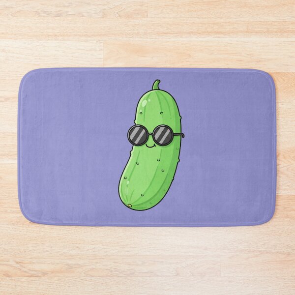 Item preview, Cucumber Cool – Funny Kawaii Vegetable Character designed and sold by OOStudio.