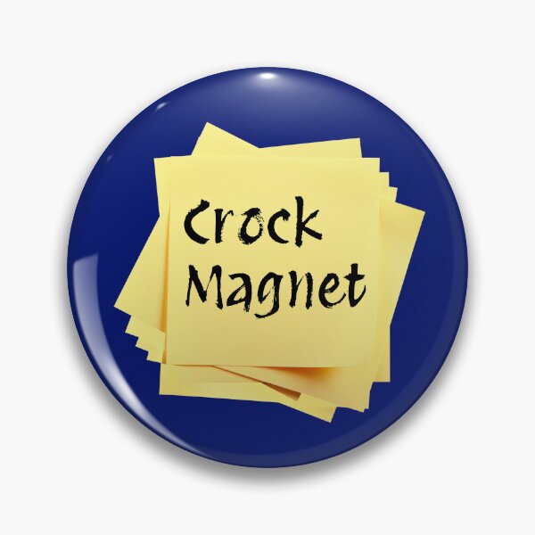 Item preview, STICKY NOTES:  Crock Magnet - funny messages designed and sold by DesignsFromTW-S.