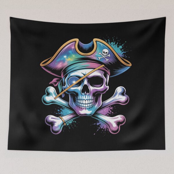 Item preview, Skull Crossbones Pirate  designed and sold by Veroniadic.