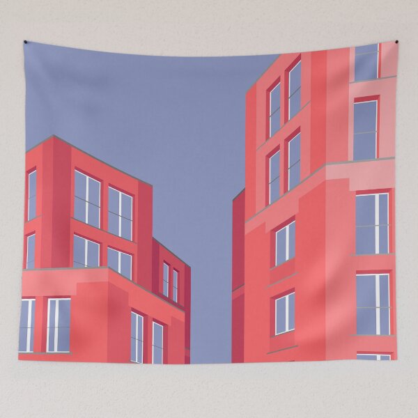 Item preview, London Architecture - Hampstead mansion block designed and sold by the Bits and Bobs.