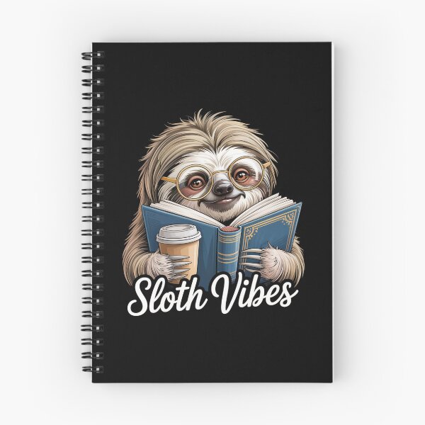 Item preview, Sloth Vibes Reading Coffee Lover designed and sold by Veroniadic.