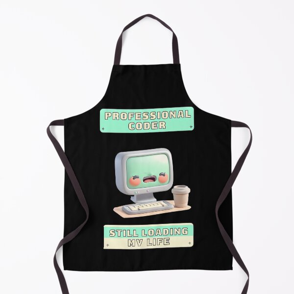 Item preview, Professional Coder Still Loading My Life Funny Tech Pun designed and sold by TeeTimeTreasure.