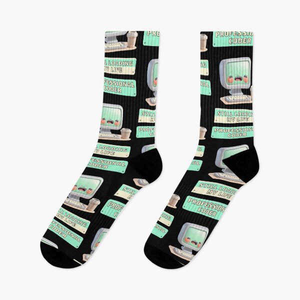Item preview, Professional Coder Still Loading My Life Funny Tech Pun designed and sold by TeeTimeTreasure.