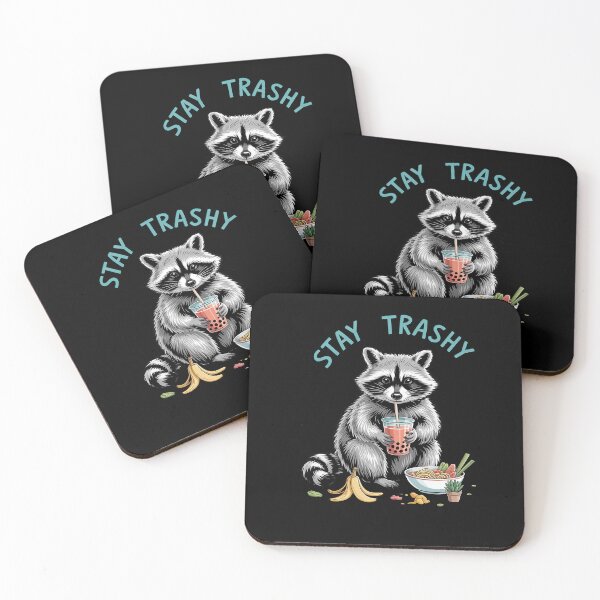 Item preview, Stay Trashy Raccoon designed and sold by Veroniadic.