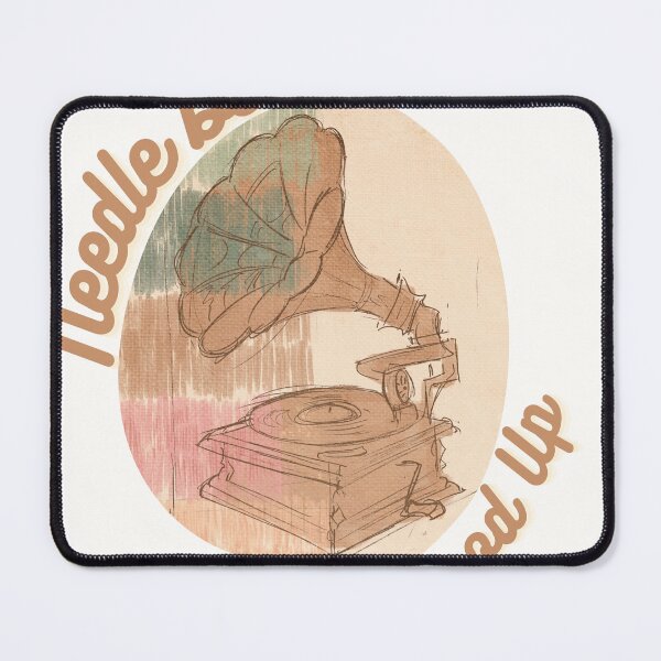 Item preview, Needle Down Mood Up – Retro Music Art designed and sold by DanniDan.