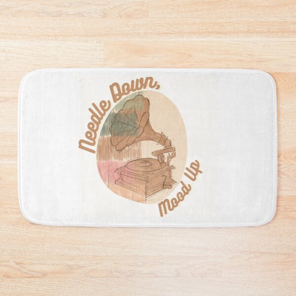 Item preview, Needle Down Mood Up – Retro Music Art designed and sold by DanniDan.