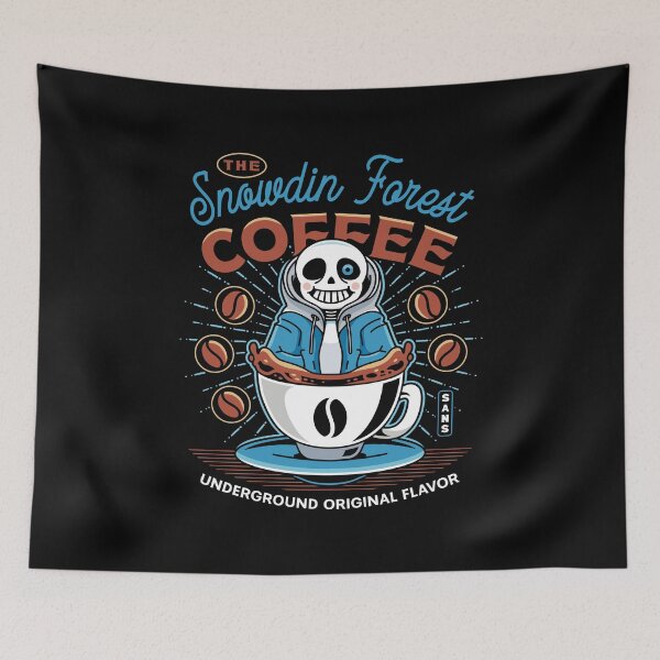 Item preview, Snowdin Forest Coffee Emblem designed and sold by Lagelantee.