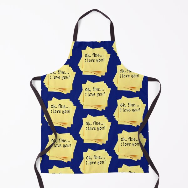 Item preview, STICKY NOTES: Ok, fine... I love you! - funny messages designed and sold by DesignsFromTW-S.